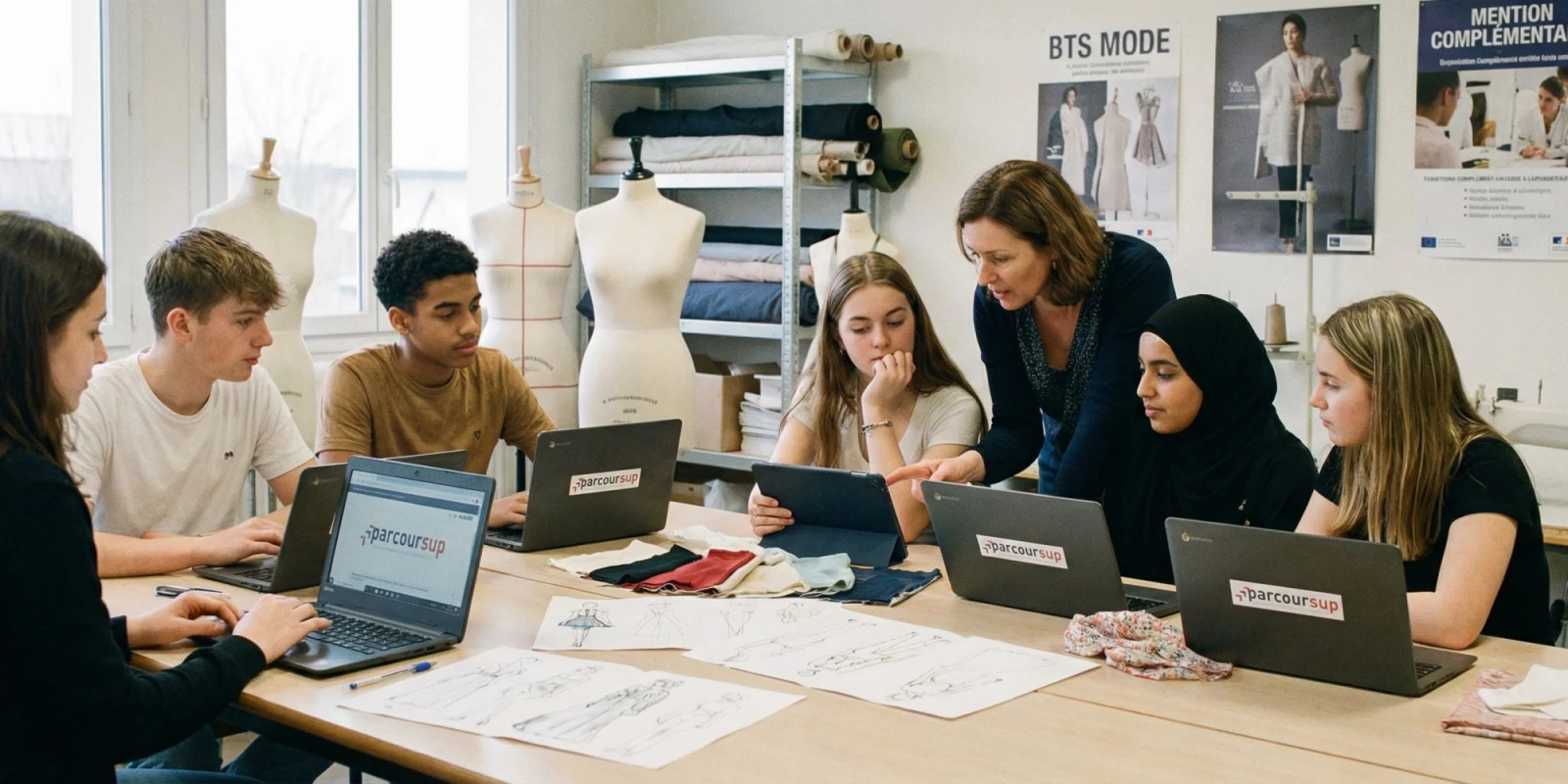 Poursuites d'Études après le Bac Pro M2C : BTS Mode, Écoles de Couture et Débouchés